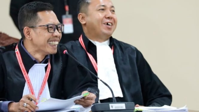 Kuasa Hukum pemohon memberi keterangan Pilbup Banyuwangi 2024