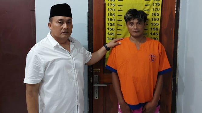 Pelaku berhasil diamankan anggota Reskrim Polsek Wongsorejo