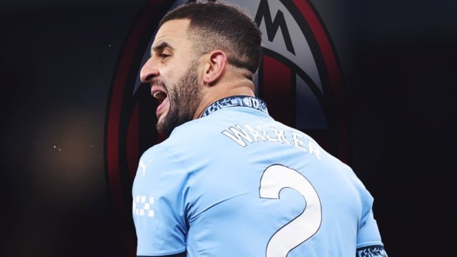 Kyle Walker Menuju Serie A? AC Milan Percaya Diri