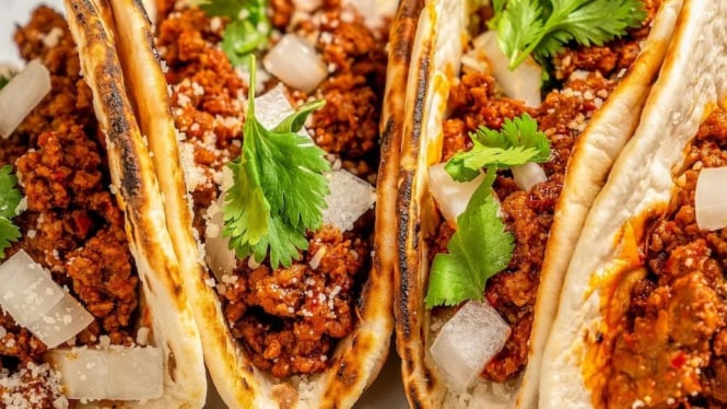 Tacos, perpaduan daging dan sayuran