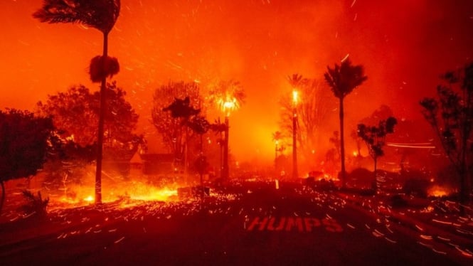 Kebakaran Dahsyat Jadikan Los Angeles Bak Neraka Dunia