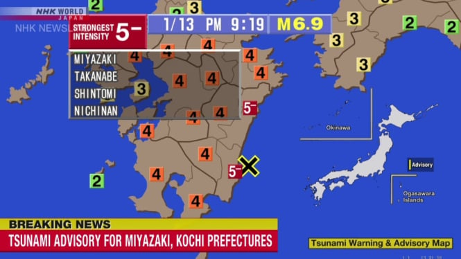 Penjelasan Topografis Gempa Jepang