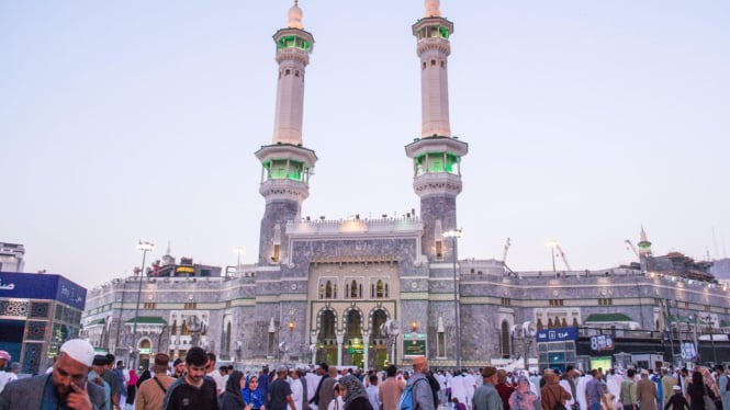 Kawasan Masjidil Haram di Mekkah, Saudi Arabia