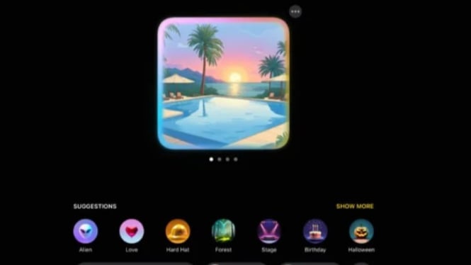 Fitur baru Image Playground di iOS 18.2