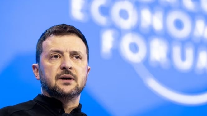 Pidato Presiden Volodimir Zelenski di Forum Ekonomi Dunia