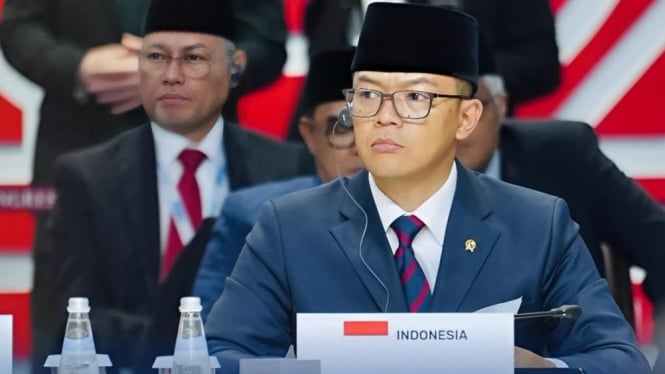 Menteri luar negeri Sugiono saat hadiri KTT BRICS plus Kazan