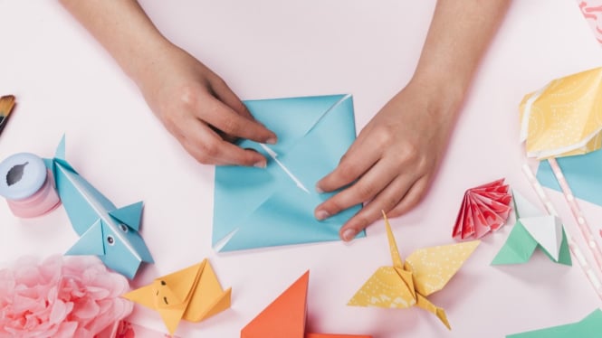 Origami sebagai hobi untuk melatih kreativitas