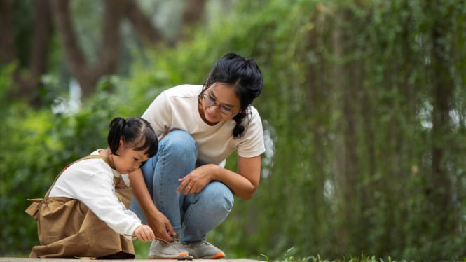 Ilustrasi kedekatan orang tua dan anak