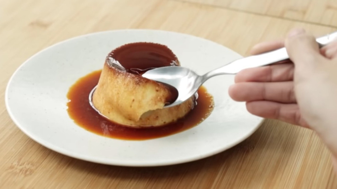 Caramel pudding mudah dan nikmat