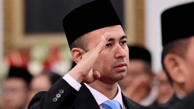 Raffi Ahmad saat diberi kepercayaan sebagai Utusan Khusus Presiden