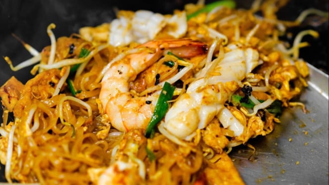 Ilustrasi Mie Goreng Seafood