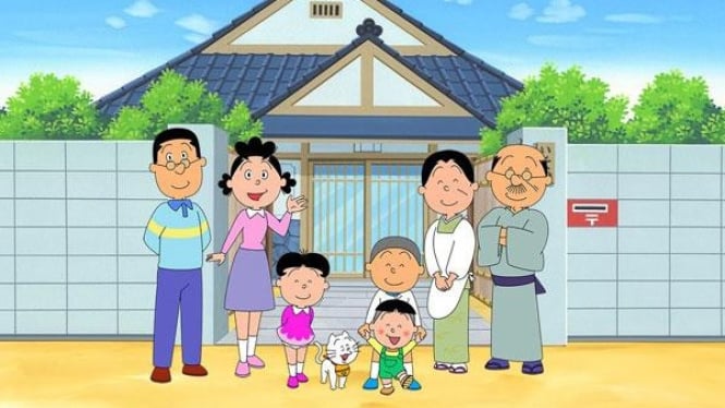 Sazae-San, anime paling banyak penayangannya di televisi