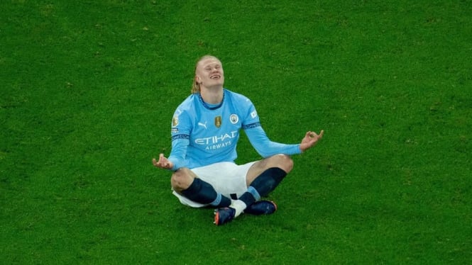 Erling Haaland tidak main saat Manchester City kalah oleh Real Madrid