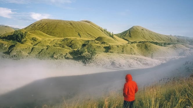 Panorama Kawah Wurung Banyuwangi, Jawa Timur