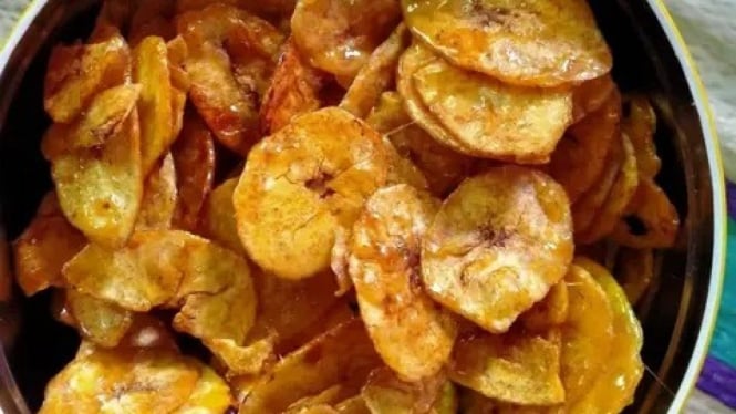 Keripik Pisang Rasa Jeruk, untuk camilan lebaran yang anti mainstream