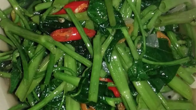 Resep tumis kangkung ide berbuka atau sahur