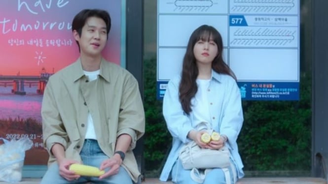 Choi Woo Shik dan Park Bo Young di Melo Movie