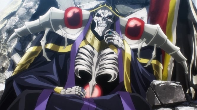 Overlord, salah satu anime isekai tentang perang populer