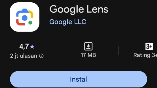 Ilustrasi Google Lens