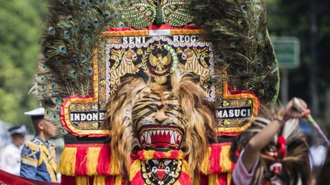 Pertunjukan megah Reog Ponorogo