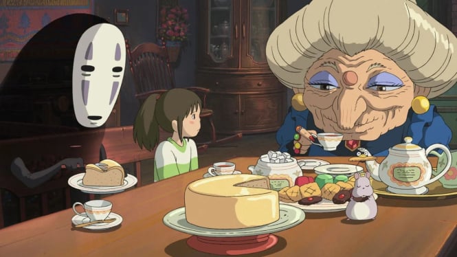 Spirited Away, anime terbaik karya Studio Ghibli