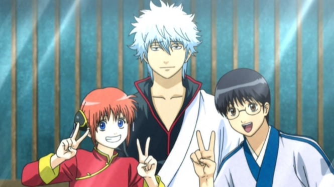 Gintama, salah satu anime komedi terbaik