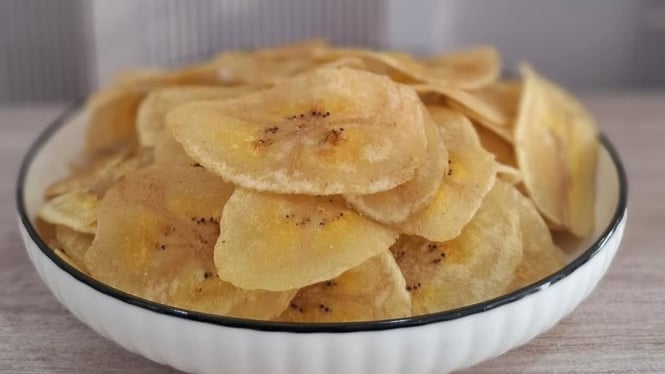 Keripik Pisang, camilan saat idul fitri