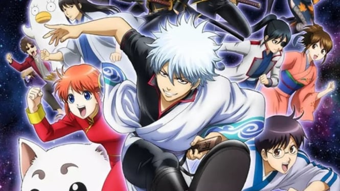 Gintama, salah satu anime science fiction terbaik