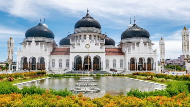 Masjid Baitturahman di Banda Aceh