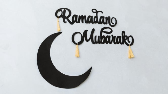 Tulisan Ramadan Mubarak