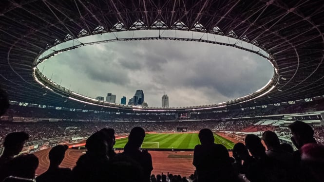 Pemandangan Stadion Gelora Bung Karno