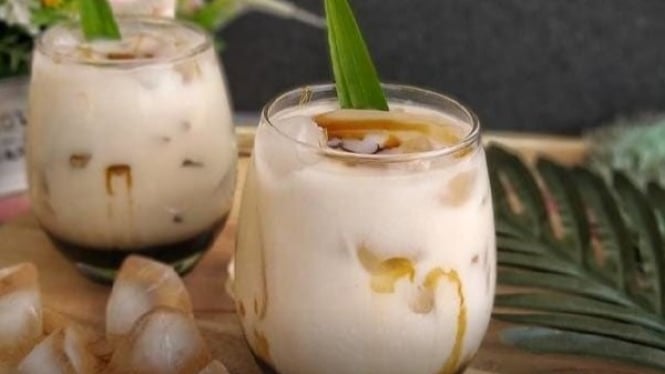 Es dawet siwalan, menu takjil manis dan menyegarkan