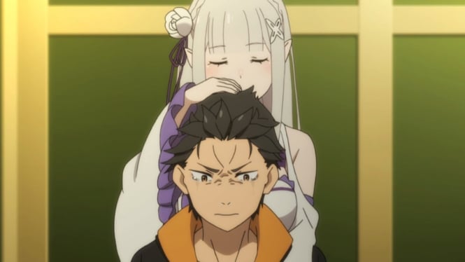 Salah satu momen dalam anime Re:Zero, anime underrated populer