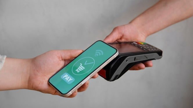 Ilustrasi Smartphone NFC