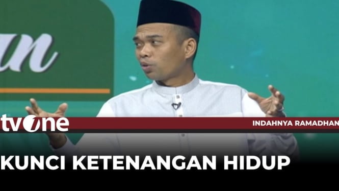 Acara tvOne Hari Ini 'Indahnya Ramadhan Bersama UAS'