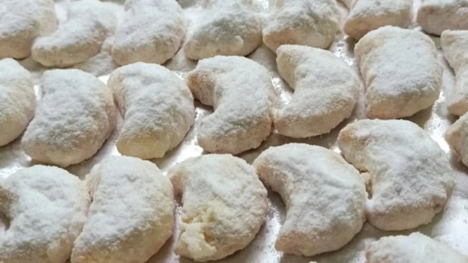 Resep kue putri salju ekonomis