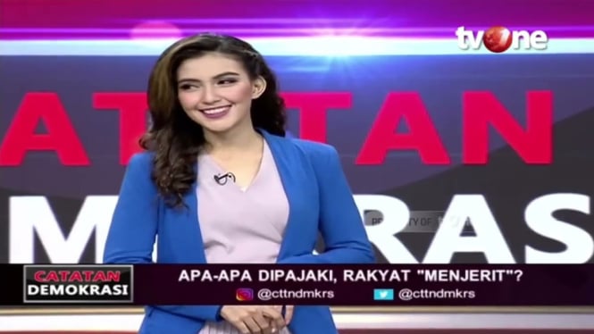 Acara tvOne 'Catatan Demokrasi'