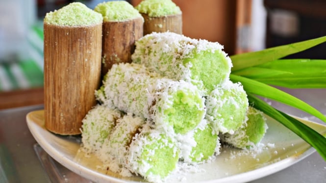 Ilustrasi Kue Putu, makanan khas Indonesia