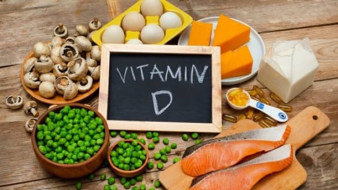 Ilustrasi makanan kaya akan vitamin D