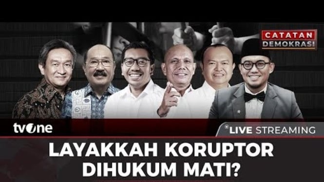 Acara tvOne 'Catatan Demokrasi'