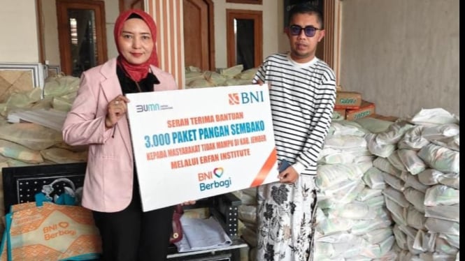 Erfan Institute Salurkan 3.000 Paket Sembako untuk Warga