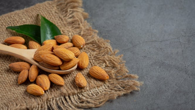 Ilustrasi kacang almond