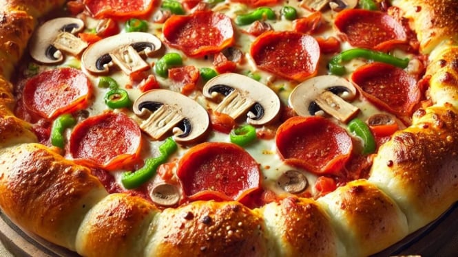 Ilustrasi Pizza rumahan