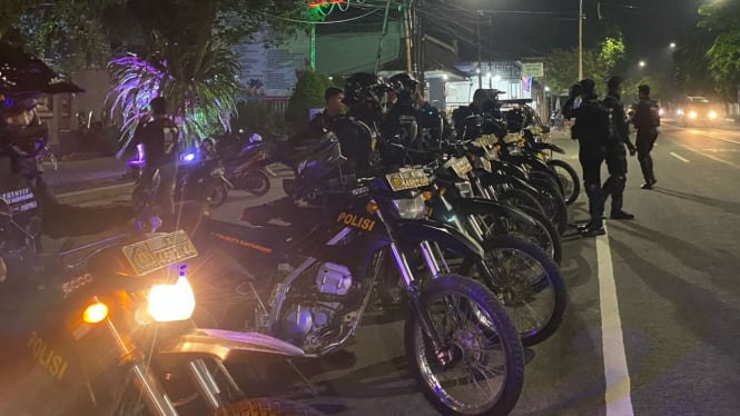 Polresta Banyuwangi Gelar Patroli Skala Besar Malam Hari