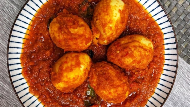 Ilustrasi Telur Balado