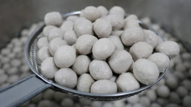 Rahasia pentol kenyal untuk bakso