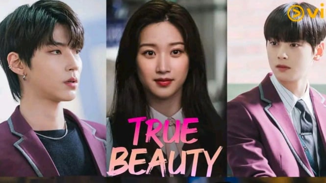 Ilustrasi aktor drakor True Beauty