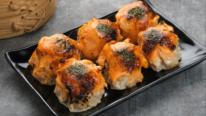 Dimsum Mentai yang lezat dan sempurna