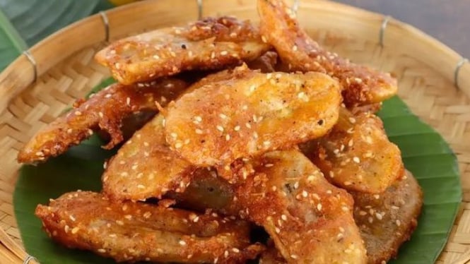 Pisang goreng wijen