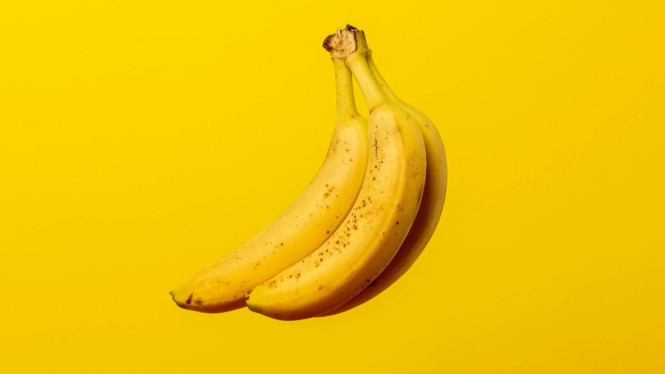 Buah Pisang yang Tampilannya Terlihat Cerah